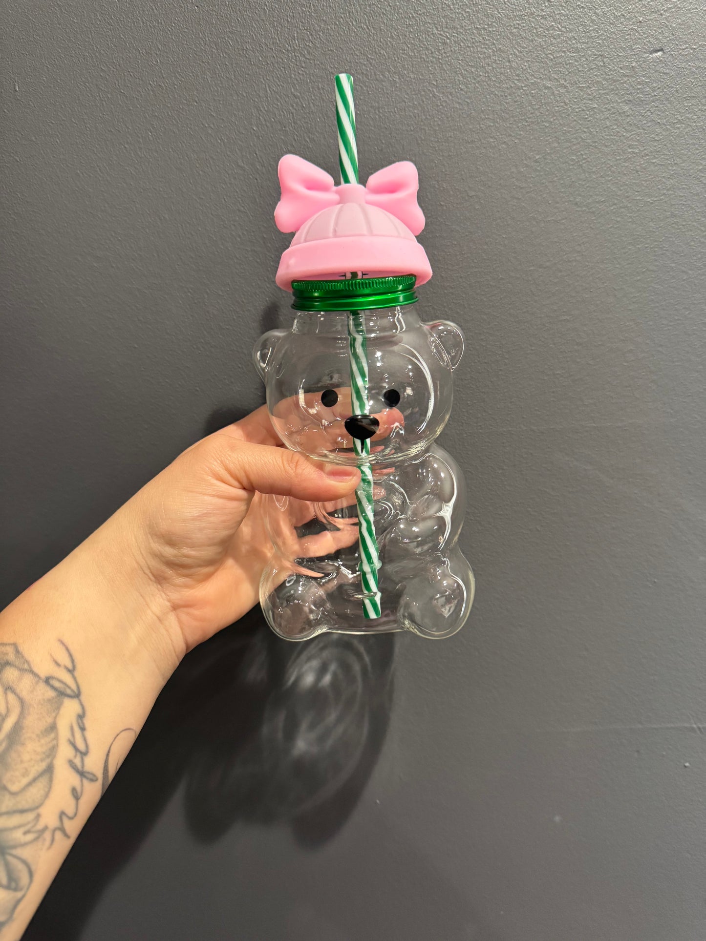 Starbucks Glass Barista Pink hat