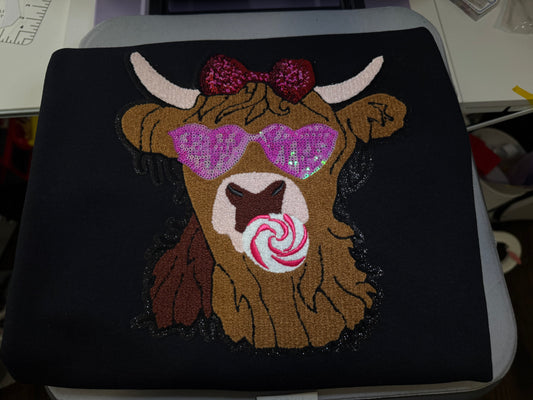 Cow Patch Crewneck